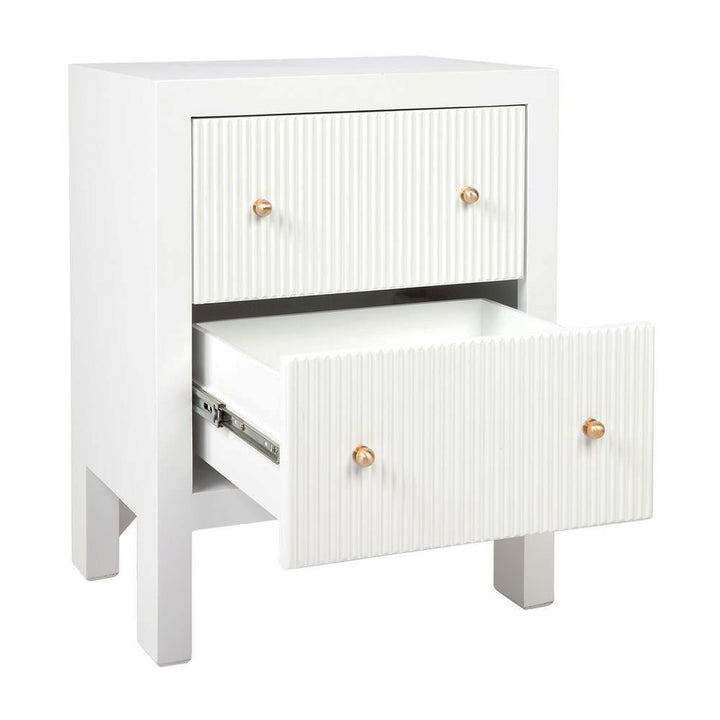 Amcor White Bedside