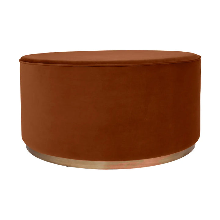 Amber Caramel Ottoman