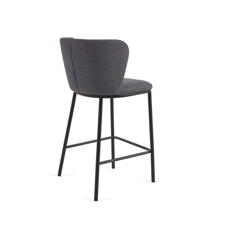 Celena Charcoal Bar Stool