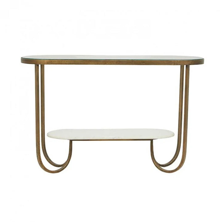 Amelie Antique Brass Console