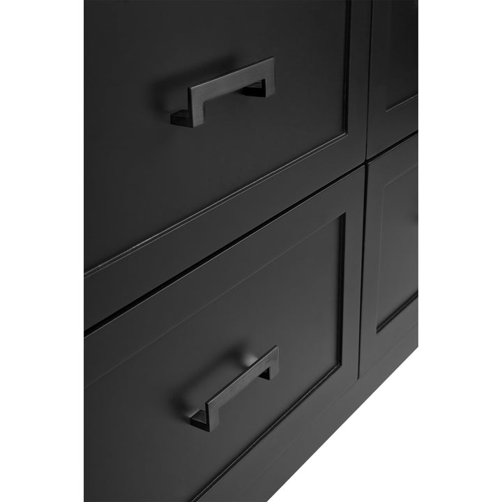 Solfora Bedside Table Black