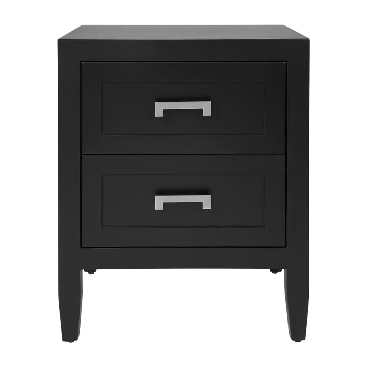 Solfora Bedside Table Black