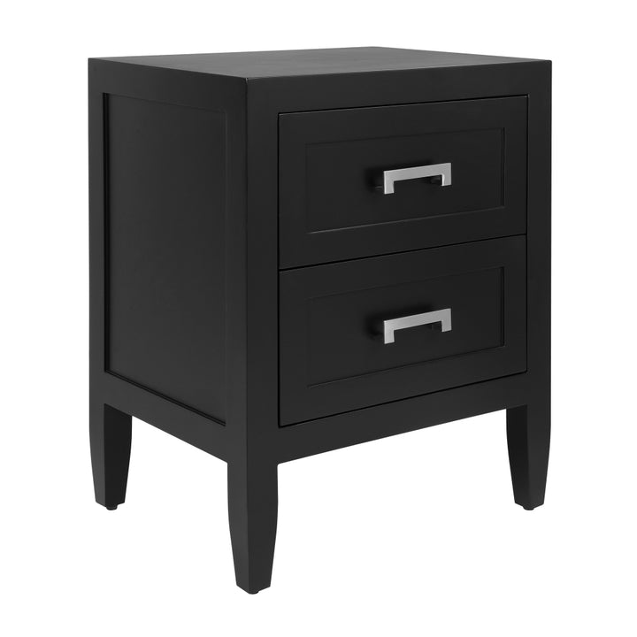Solfora Bedside Table Black