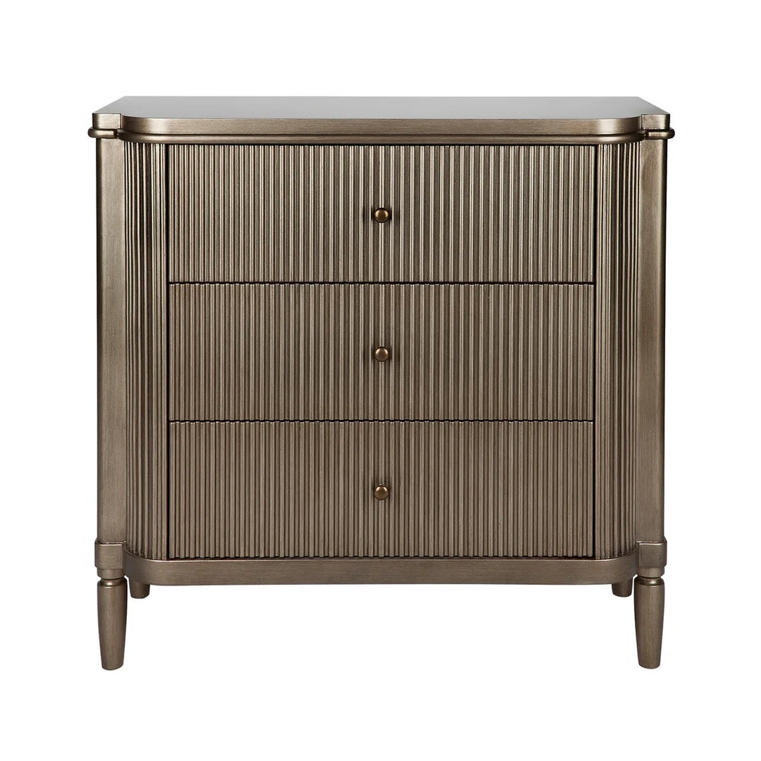 Ursula 3 Drawer Chest Gold