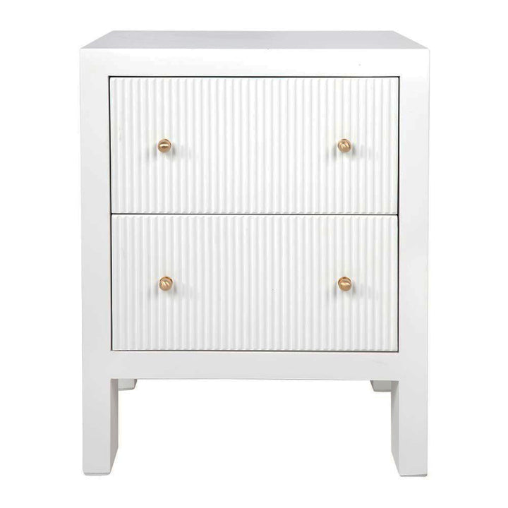 Amcor White Bedside