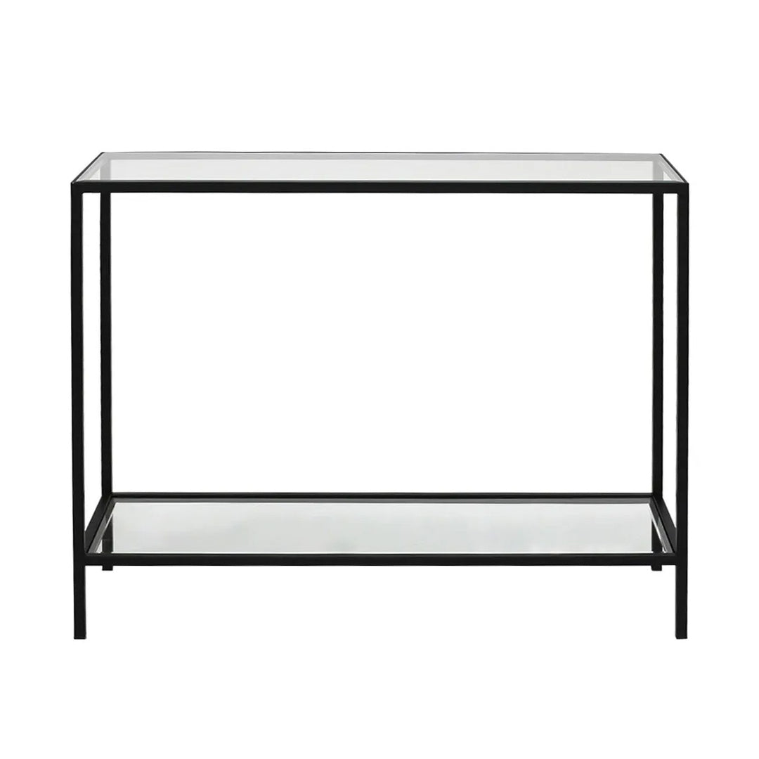 Carmen Black Glass Console