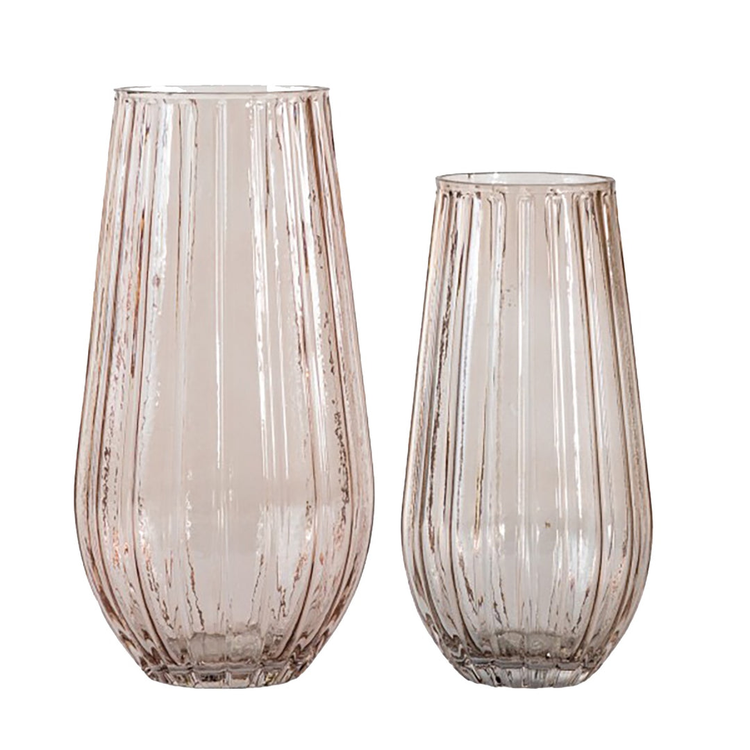 Allana Pink Glass Vase