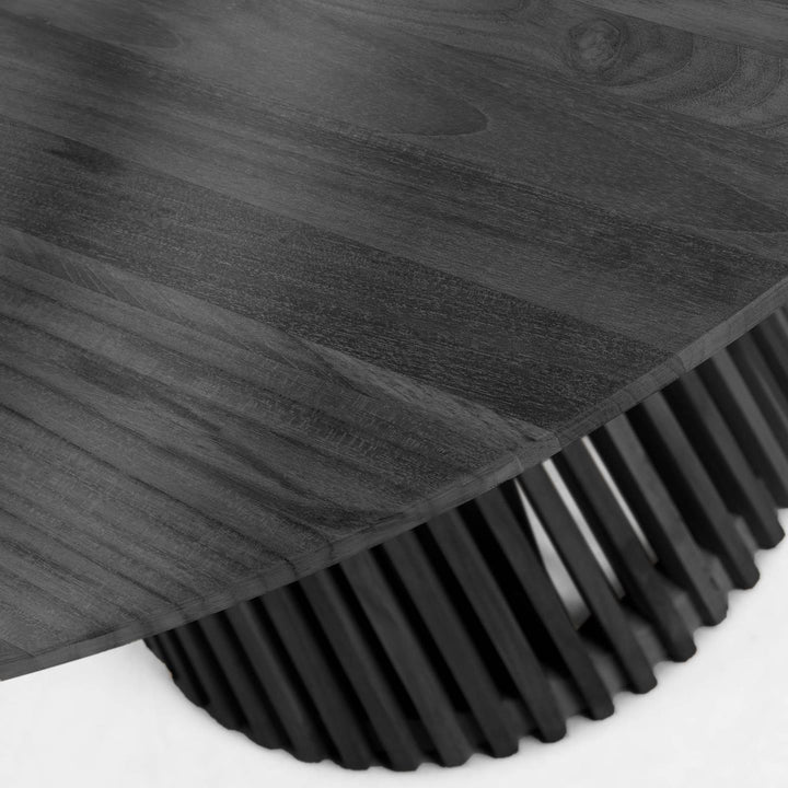 Irene 120cm Black Dining Table