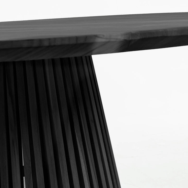 Irene 120cm Black Dining Table