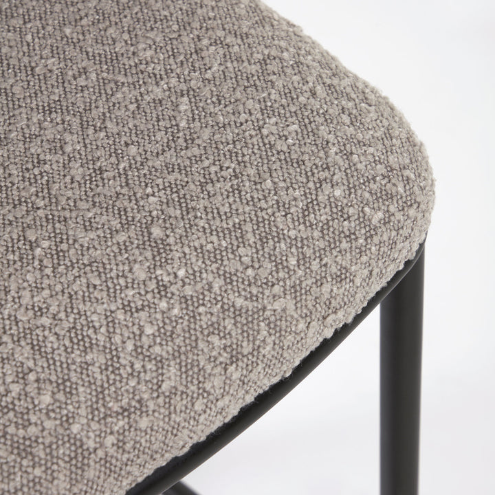 Celena Grey Boucle Bar Stool