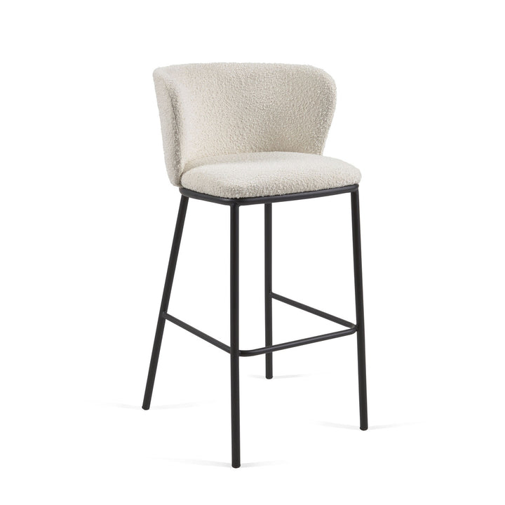 Celena Boucle Bar Stool