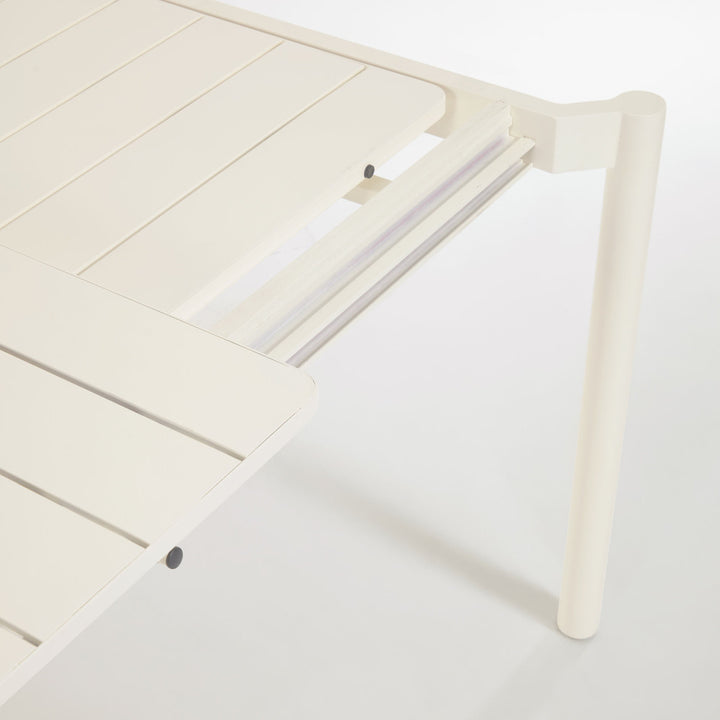 Zorgo White 180-240cm Extendable Dining Table