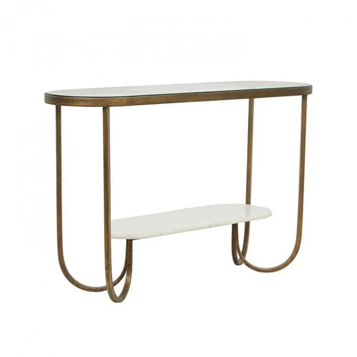 Amelie Antique Brass Console