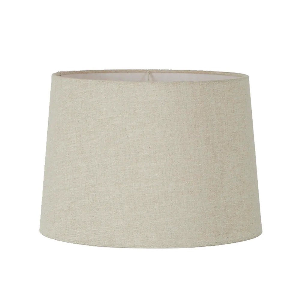 Light Natural Linen Drum Shade