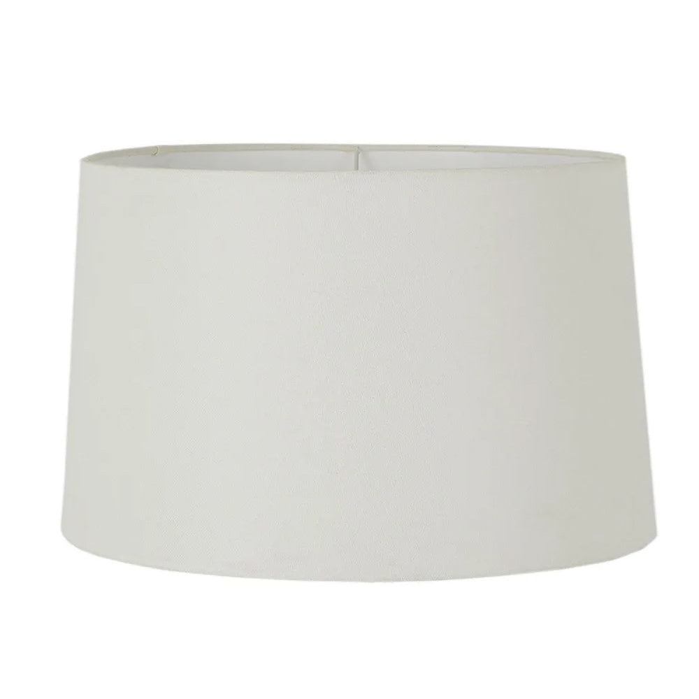 Ivory Linen Drum Shade