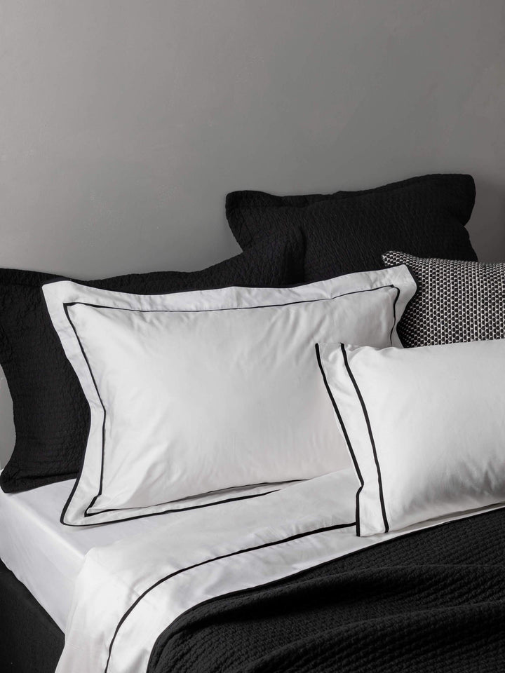 Aspen Black Pillowcases