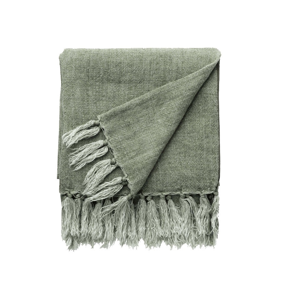 Burton Heavy Linen Seagrass Throw