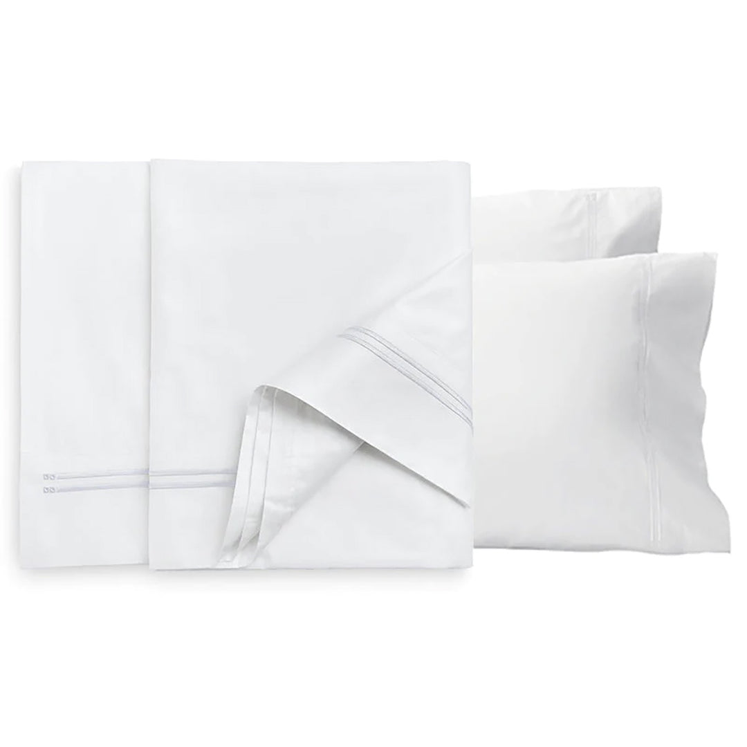 Classique White Flat Sheet Set