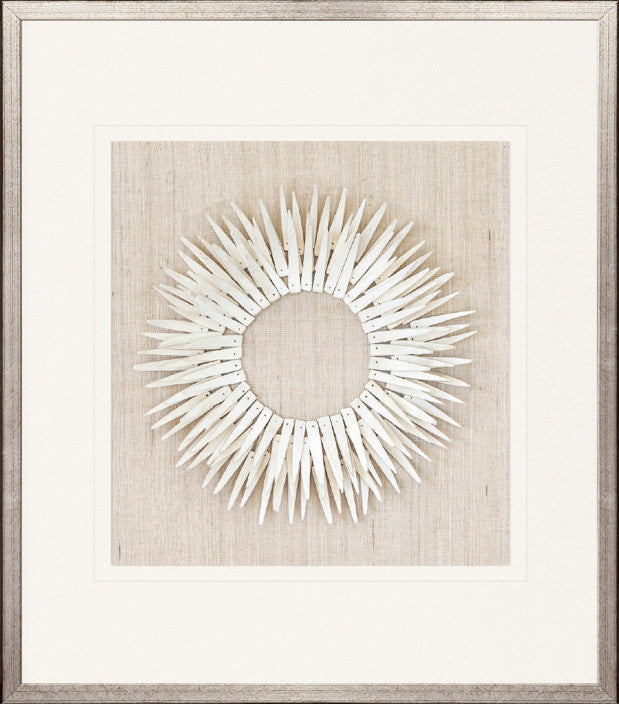 Textural Drift VIII handmade textured artwork, framed