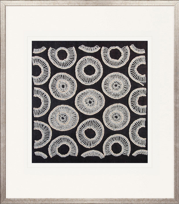 Spiritual Totem I handmade textured artwork, framed