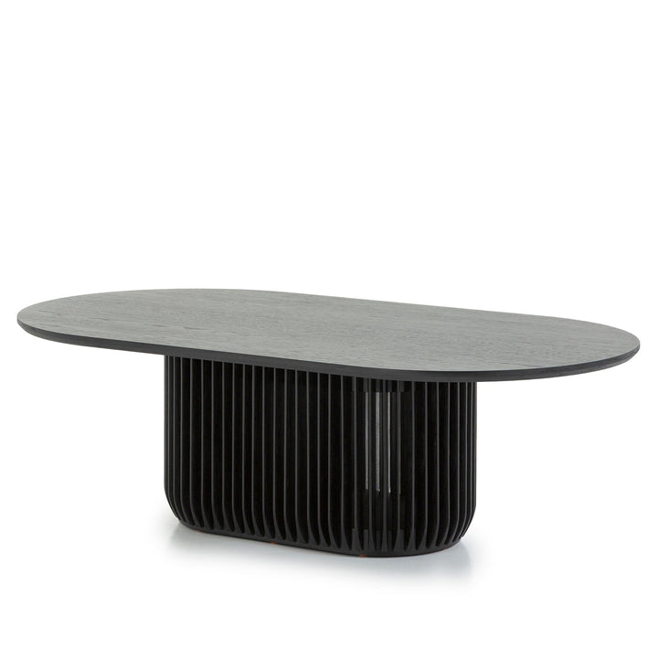 Solace Oval Coffee Table Black