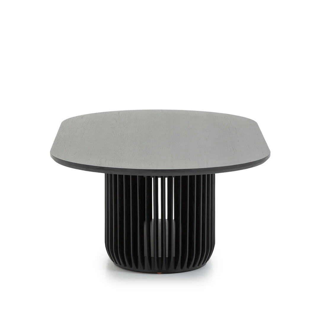 Solace Oval Coffee Table Black