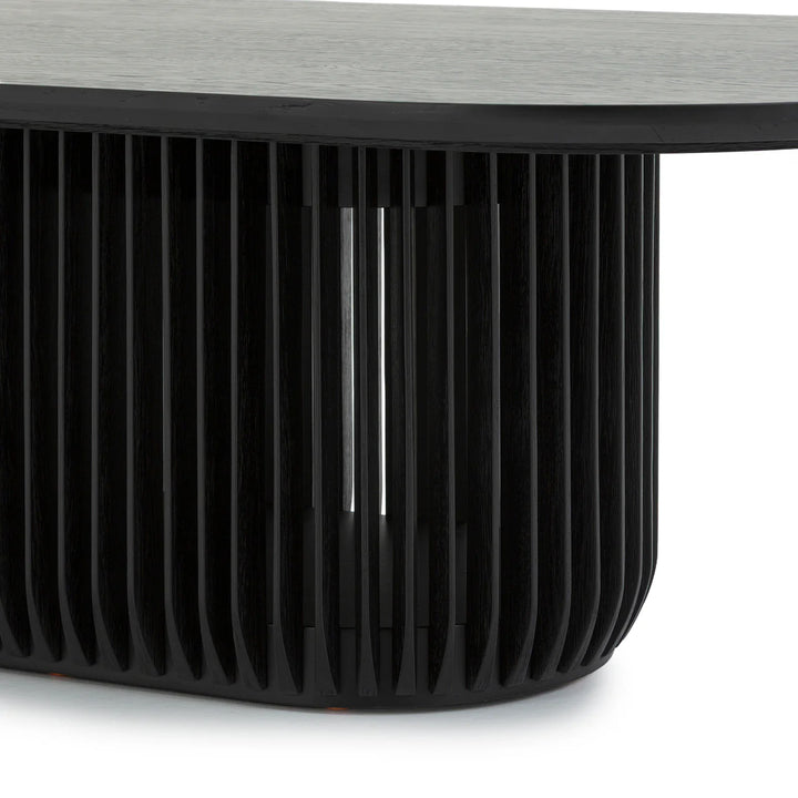 Solace Oval Coffee Table Black