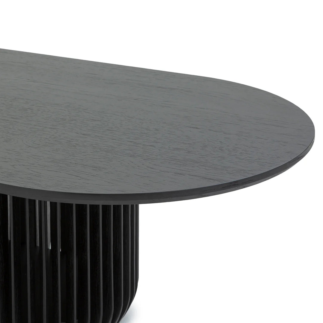 Solace Oval Coffee Table Black