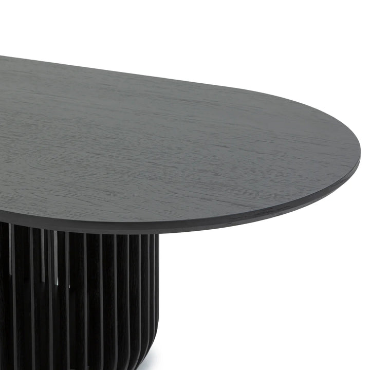 Solace Oval Coffee Table Black