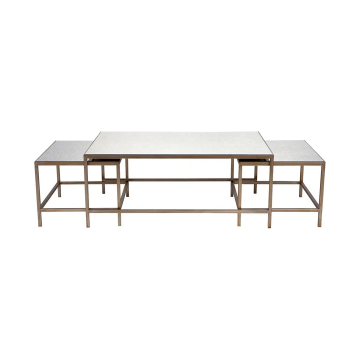 Carmen Antiqued Nesting Coffee Table