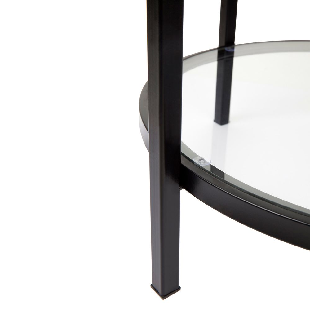 Carmen Black Glass Table