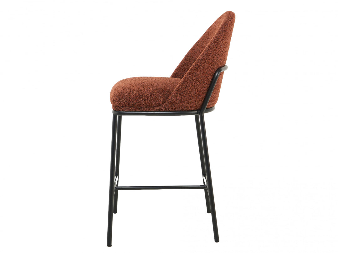 Voss Bar Stool Terracotta