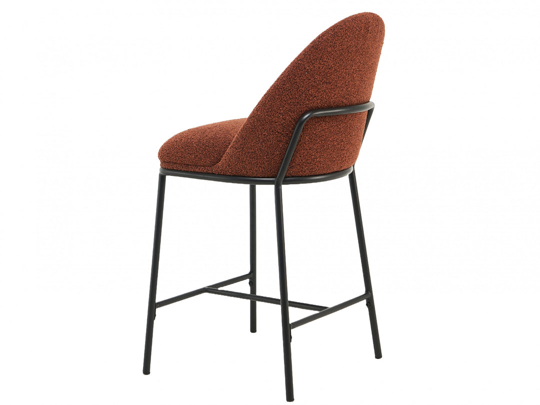 Voss Bar Stool Terracotta