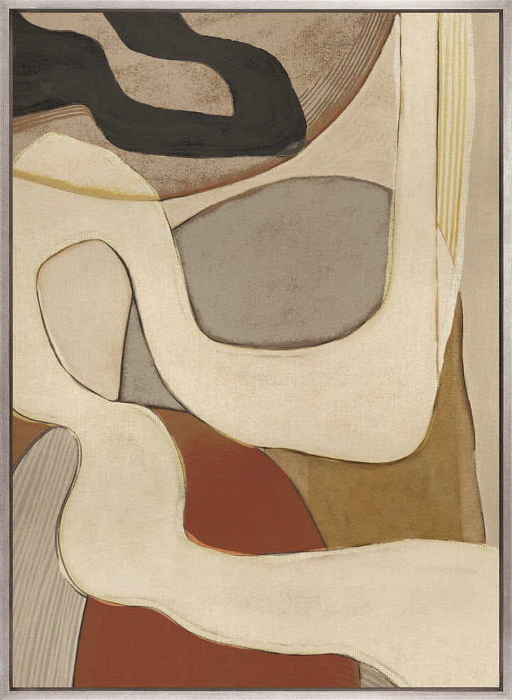Alto Abstract V framed abstract canvas art