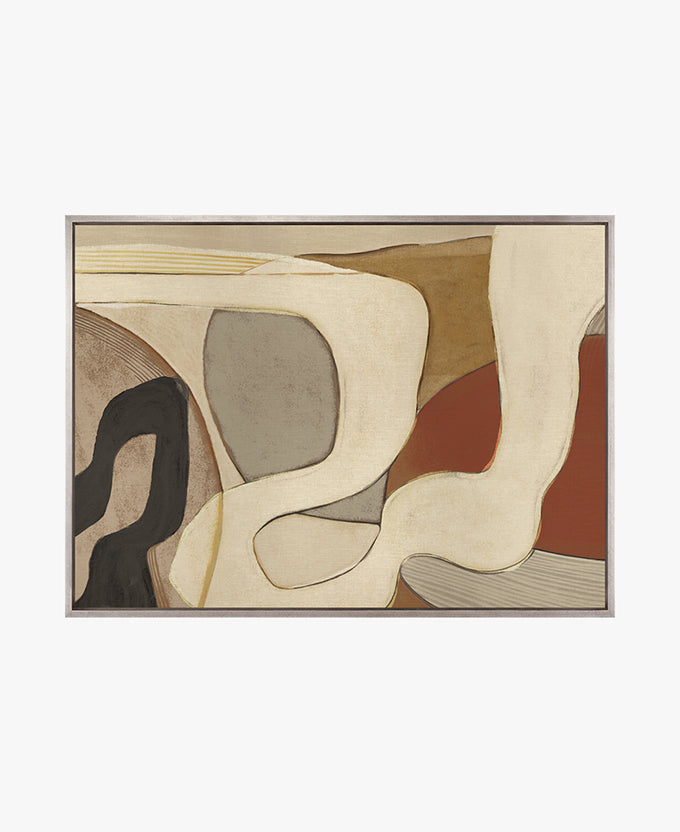 Alto Abstract V framed abstract canvas art – view 4