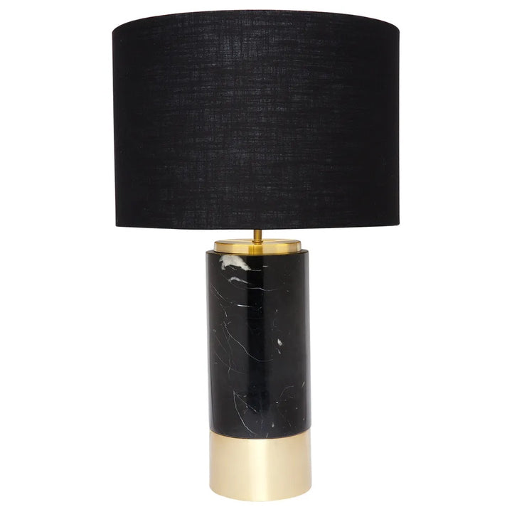 Pascale Black Marble Lamp