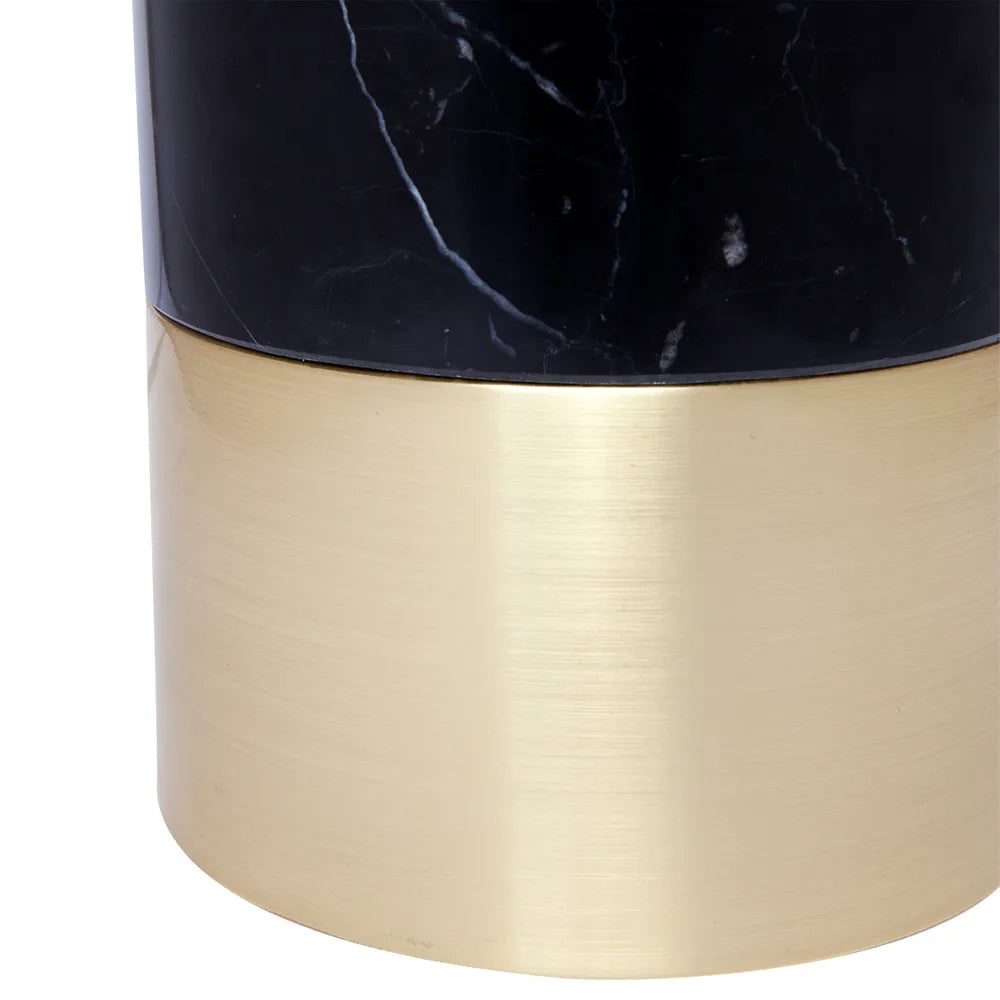 Pascale Black Marble Lamp