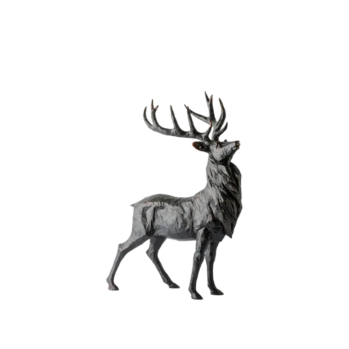 Black Stag Head Up