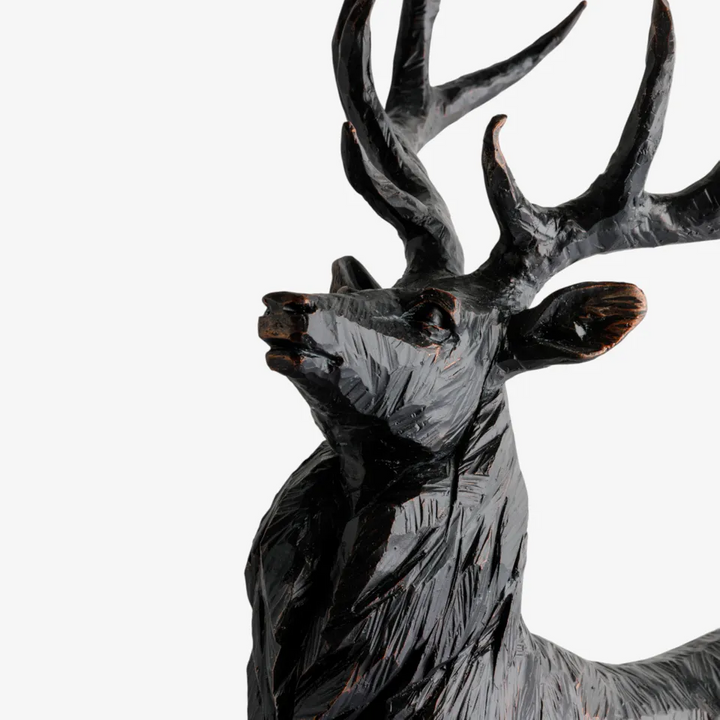 Black Stag Head Up