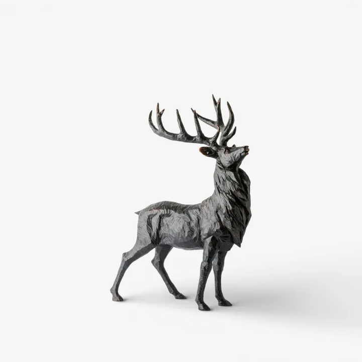 Black Stag Head Up