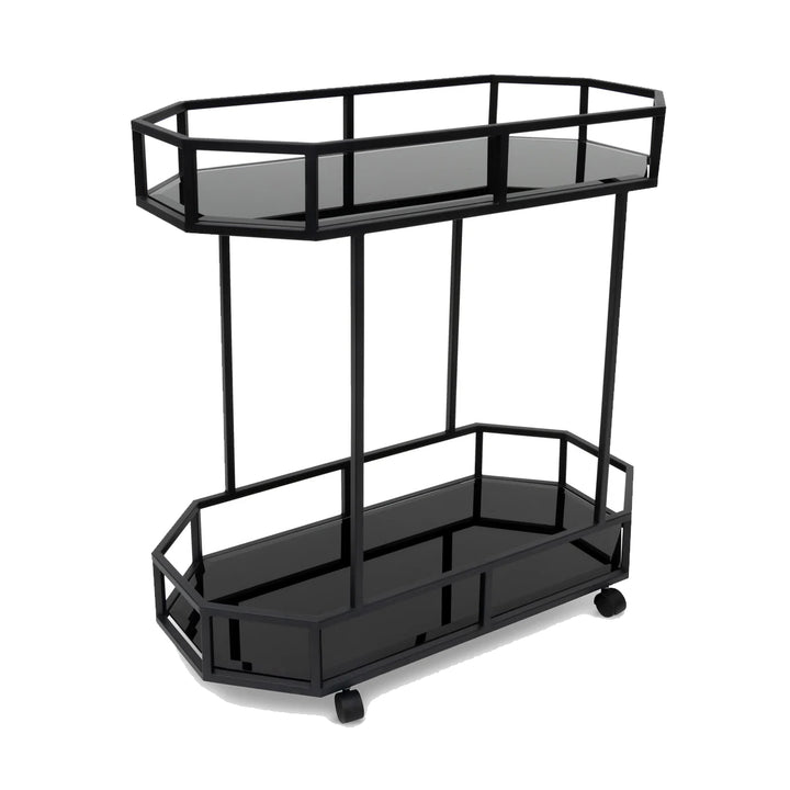 Monaco Black Drinks Trolley