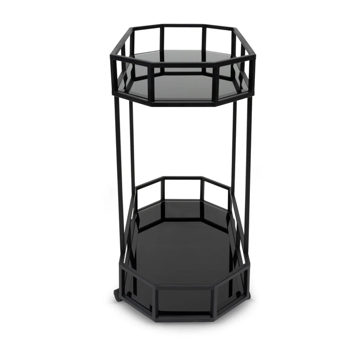 Monaco Black Drinks Trolley