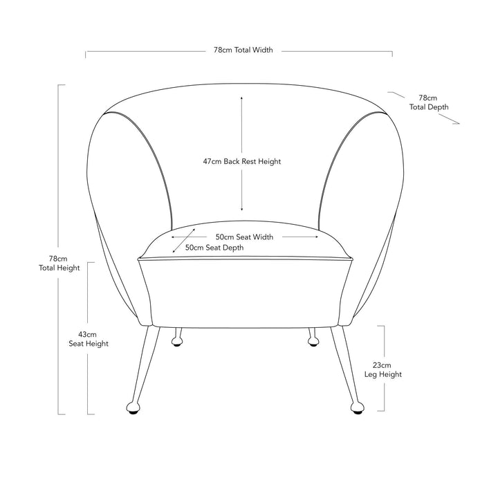 Palermo Tub Chair Boucle