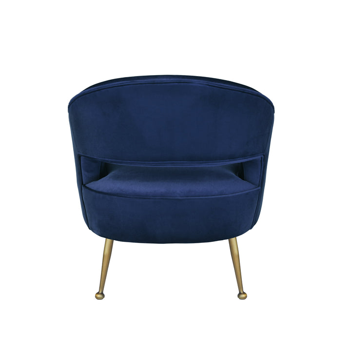 Oliver Armchair Navy Velvet