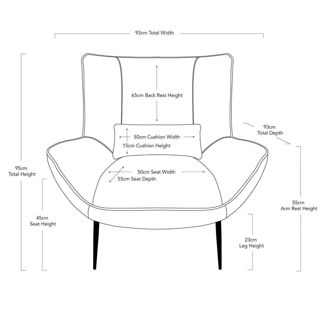 Gonzo Cinnamon Velvet Chair