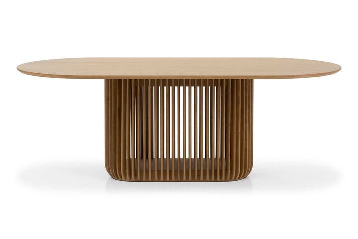 CDT10670-CU 2.2m Oval Dining Table - Natural