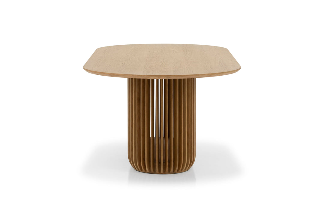 CDT10670-CU 2.2m Oval Dining Table - Natural