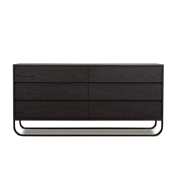 Arden 1.6m Dresser Unit Dark Walnut