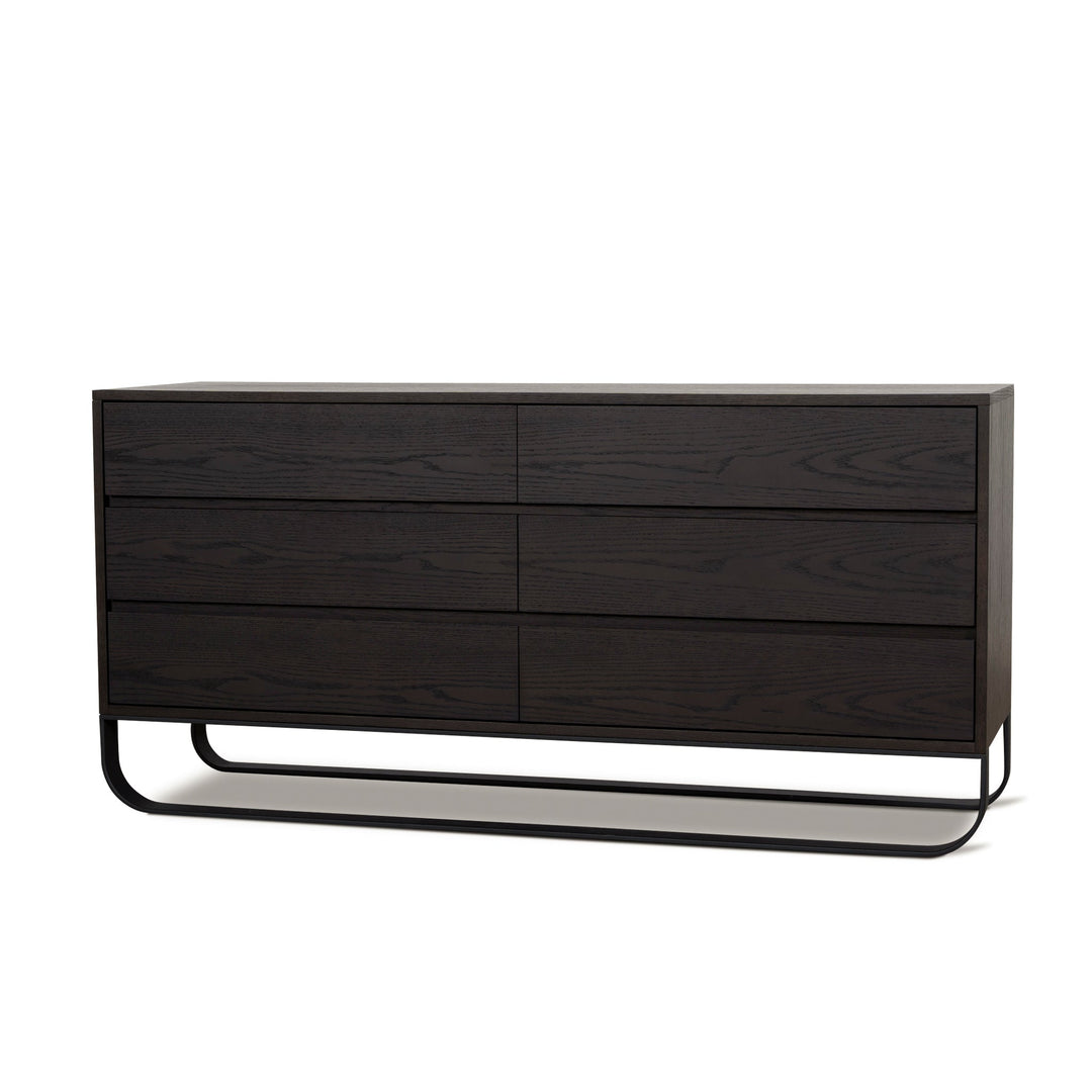 Arden 1.6m Dresser Unit Dark Walnut