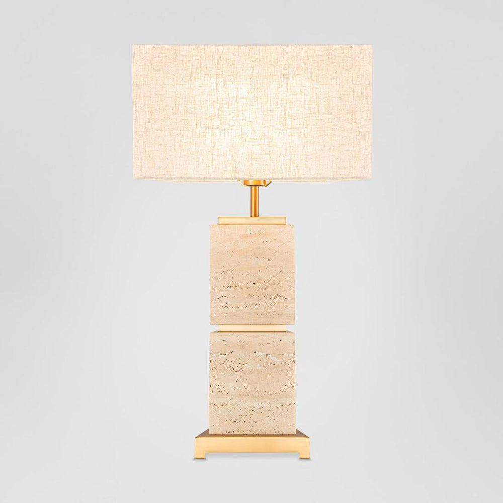 Ashley Travatine Table Lamp with shade